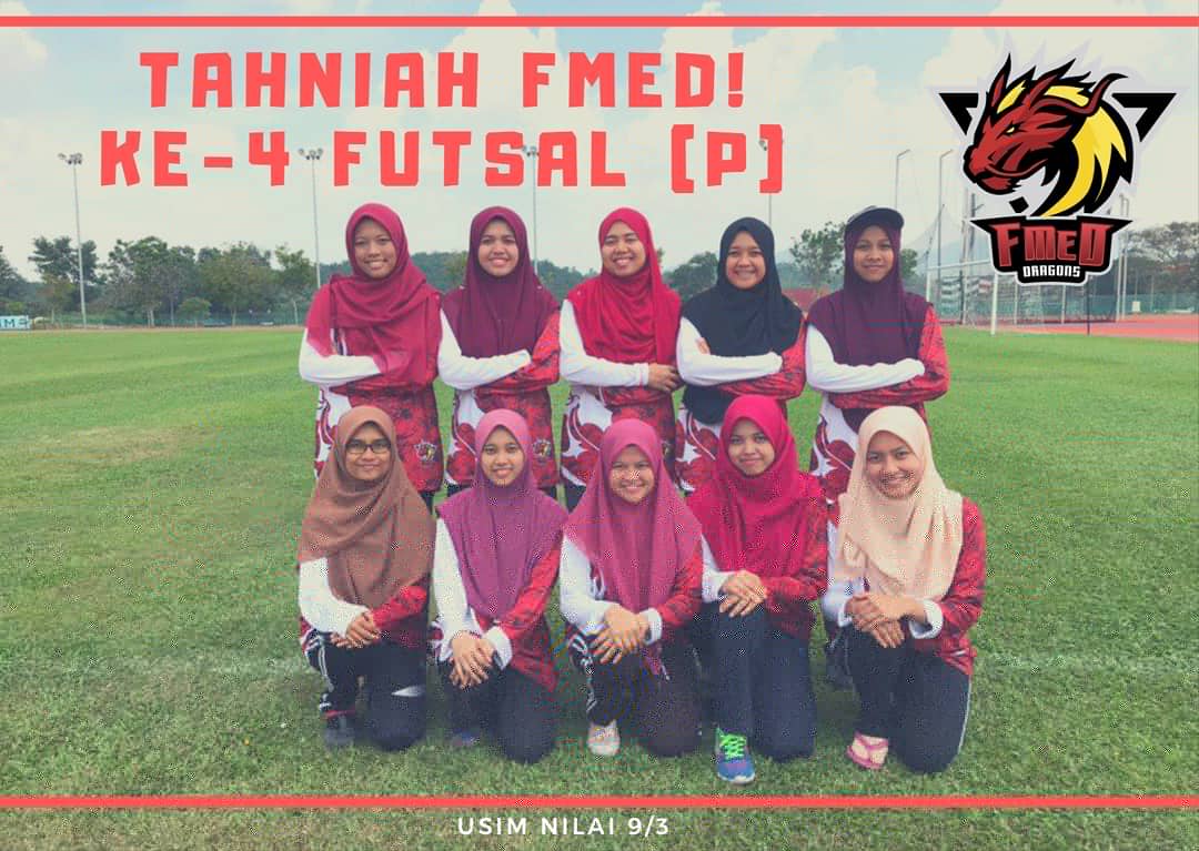 DscTwt's tweet photo. Tahniah kepada Pasukan Lawn Bowls FMeD Wanita kerana telah berjaya mendapat pingat emas di dalam Sukan Antara Fakulti 2019!!Syabas dan tahniah juga kepada Pasukan Tenis FMeD yang  mendapat pingat perak serta  Futsal (P) dan Pasukan Badminton yang berjaya meraih tempat ke-4. https://t.co/G6dLi1Ntpr
