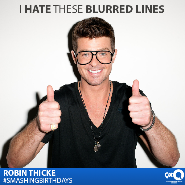 Blurred Lines Singer Robin Thicke celebrates his today!
Happy Birthday Robin! 