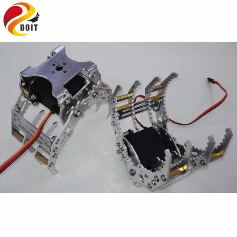 #computers #shopping #electronics #home #garden #LED #mobiles #rc #security #toys #bargain #coolstuff |#headphones #bluetooth #gifts #xmas #happybirthday #fun DOIT Robot metal clamp G8 gripper Robotic hand finger fingers Paw Mechanical Claw mount kit for robot arm diy rc toy part