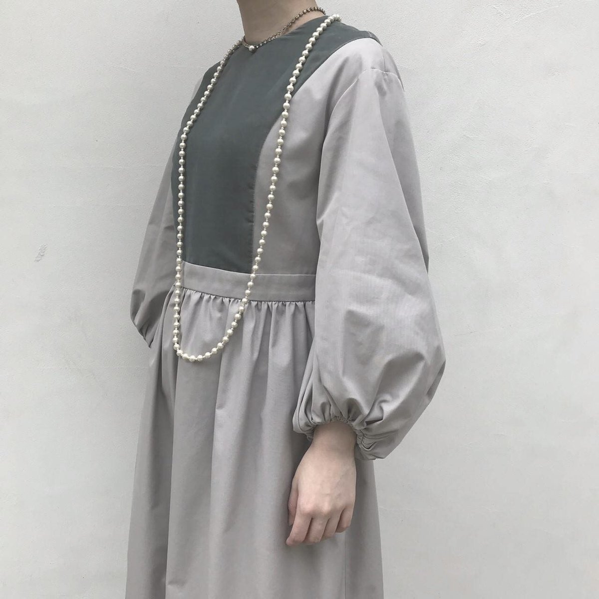 ドゥーブルメゾン double maison マチネドレス ブラック ワンピース