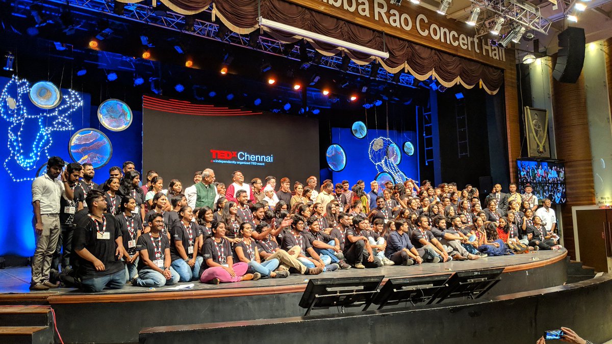 The dedicated team behind making this year's #TEDxChennai a huge success!