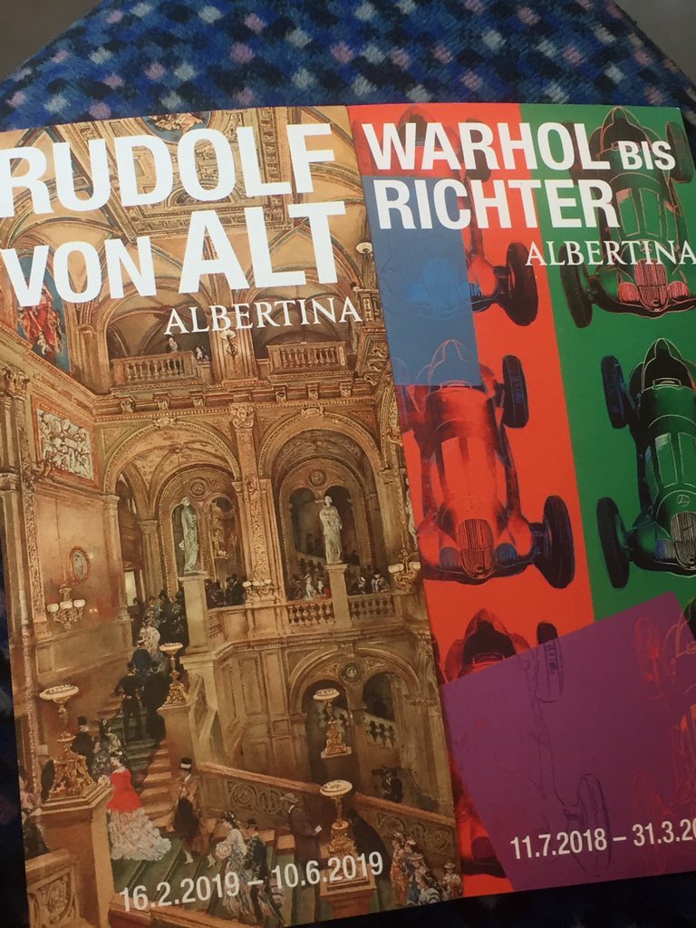 heidiguerer's tweet photo. Give me 5 - in @AlbertinaMuseum: next to permanent collections "#Rubens to #Makart" (greatest private collection (#Liechtenstein) of #Dutch/#Flemish art), #Willmann, #RudolfVonAlt, "#Warhol bis #Richter" - nice rainy Sunday!! https://t.co/DvQ4Y3rS66