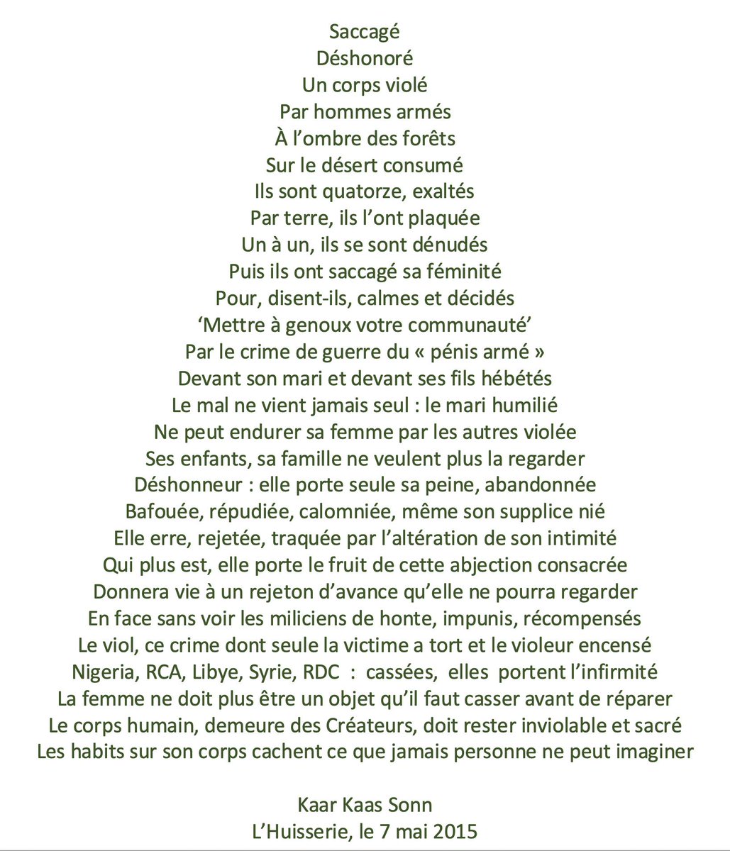 kaarkaassonn's tweet photo. Saccagé
Déshonoré
Un corps violé
#SemiParis #EthiopianAirlines #ParisNice #Lallana #TheVoice #8mars #Bordeaux #LaUne #INDvAUS #DaylightSavingsTime #Metoo #ÉcoutezMoiAussi #ContrerLesFrappes #ThisIsNotConsent #IWD2019 #EntenduAlarédac #BalanceTonPorc #PayeTonUtérus https://t.co/9BiBqN0oJu