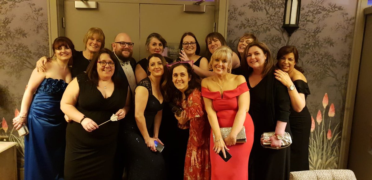 lisabhayes's tweet photo. Fab night at #heartawards Wallasey 0-19 Team winning Excellence in partnership. I think it's fair to say we thoroughly enjoyed the evening. Thankyou @lindseycostell7 for nominating the team and recognising how hard we work ! @wirralct #proud #intergratedworking #earlyintervention https://t.co/iCPz1LmQ4Y