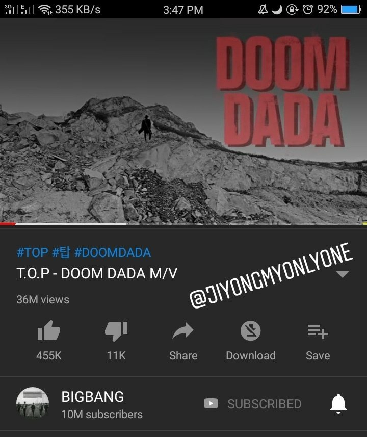jiyongmyonlyone's tweet photo. @EXesBaggageShop Thank You for this GA😭♥
 #DoomDada100MProject
@gdragonjiyongie @gnanidong_ii https://t.co/6txwAlNqJv