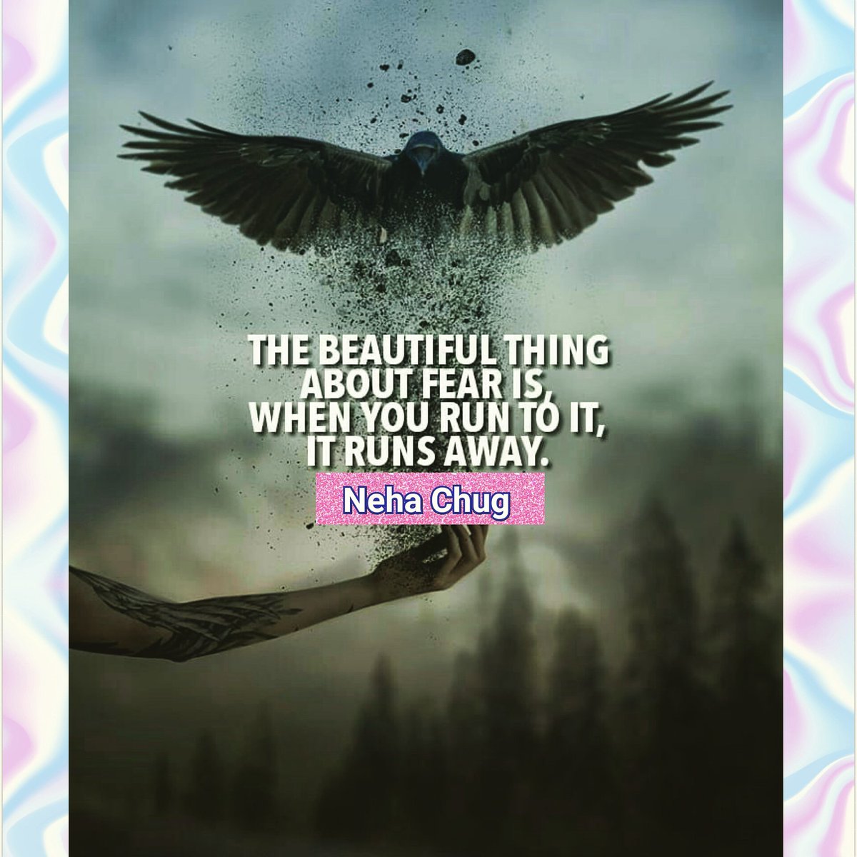 NehaChugh1981's tweet photo. When u run from fear, it runs behind u. When you hide from fear it finds you. When u Face fear it runs away. Lord Shiva said either Run Away from Fear or participate in Fear. Darr se bhag lo, ya usme Bhaag lo.  #quotes #quote #quotestoliveby #quotesdaily #quoteoftheday https://t.co/76XavxmXKJ
