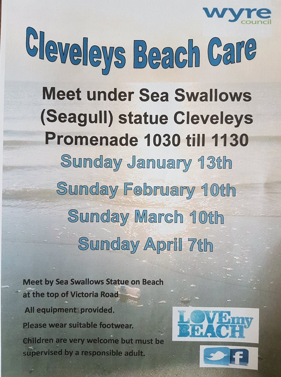 Cleveleys Beach Care tweet media