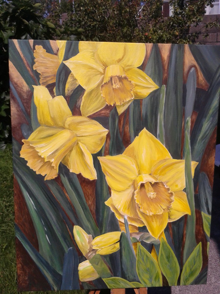 @ItsYourWales One of my paintings..  did some time ago. #lovedaffs 😊 x