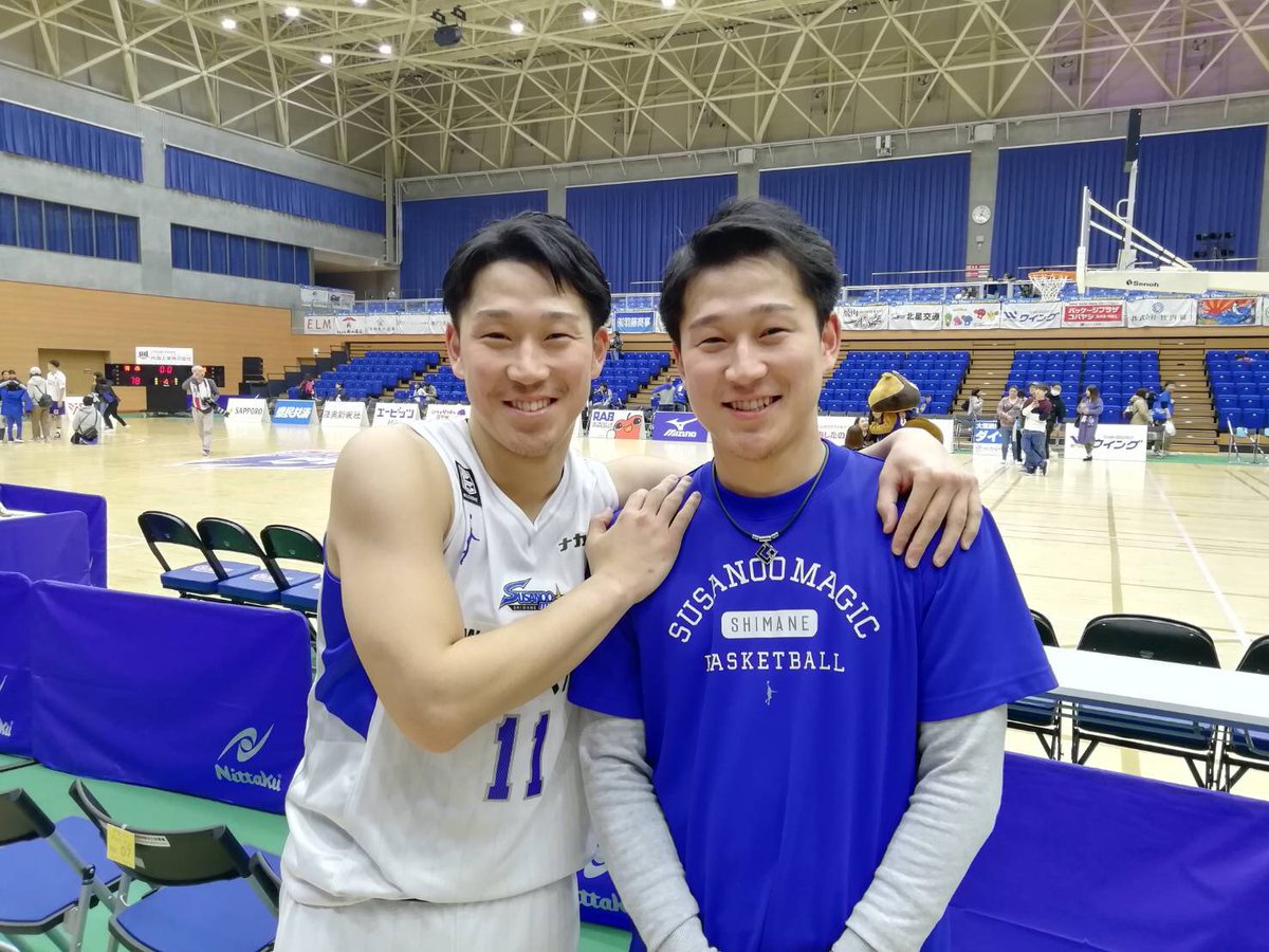 AWAY青森2連戦！ #後藤翔平 選手の双子のお兄さんも応援に駆けつけて