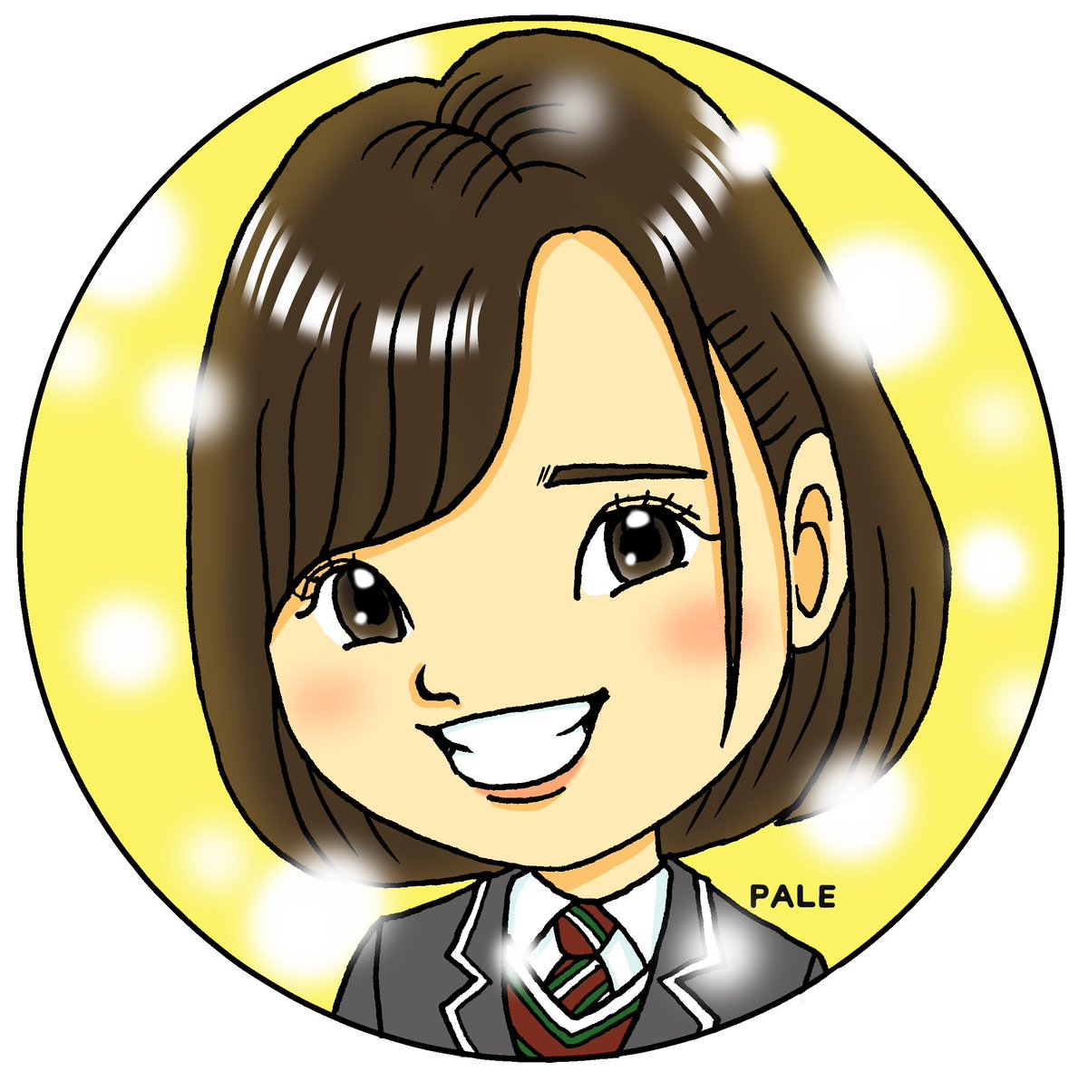 ペイル 卒業も近いことだし まだ作ってなかったゆづみんのアイコンイラスト描きました 泣いたり笑ったりしかめっ面したりw 表情豊かな生徒会長ですが やっぱり笑顔が一番 あと3週間のさくら学院生活 思い切り楽しんで下さい さくら学院 新谷