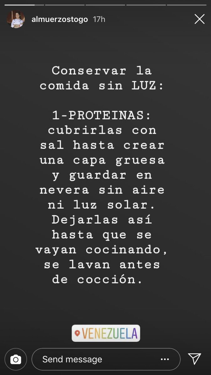 biancadeese's tweet photo. ⬇️Cómo mantener los alimentos sin luz⬇️

Si pueden difundirlo, háganlo. Sé que no hay señal, pero cuando llega la luz de manera intermitente pueden recibirse algunos mensajes https://t.co/IQLoSTx5Kq