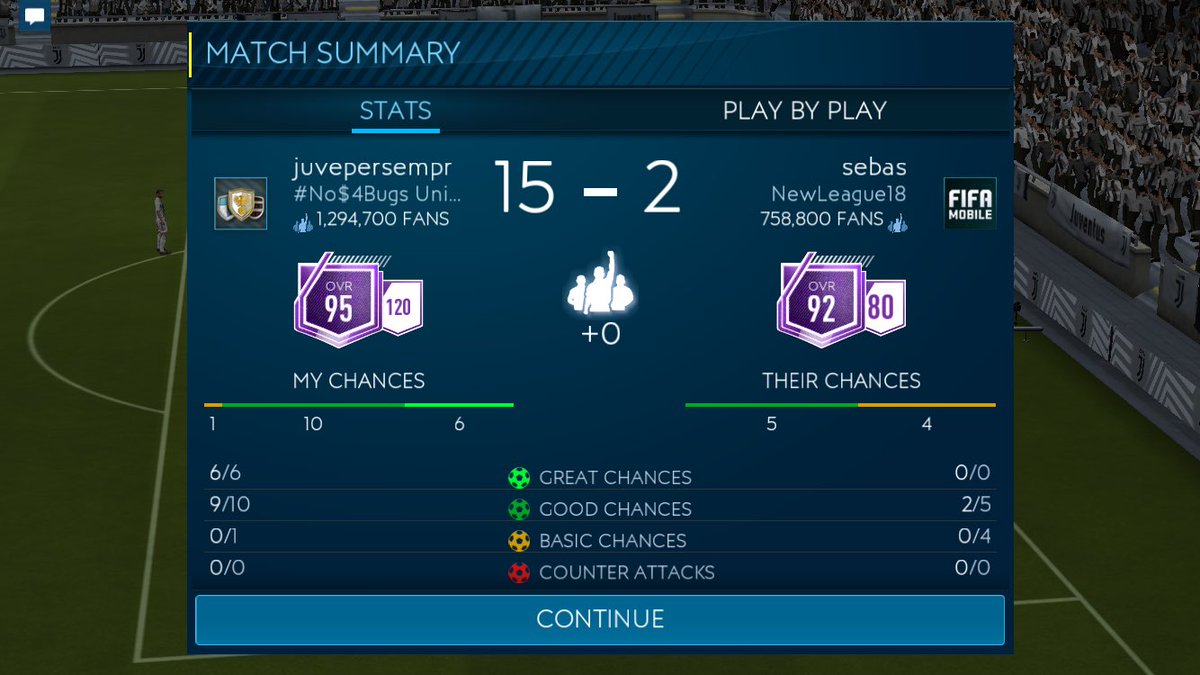 KrystianPorebs1's tweet image. 48 wins 0 loss it was nice run for Eusebio :) time to sell him :) 
Wait for Cannavaro 😎😍🔥 @DavJacobs @havanaOnana_ @AlenHD_FIFA @JONALDINHO_XC @BadBuckyRFM @NationsCon @PB310590 @EdAlves53842443 @EAFIFAMOBILE @FIFAMobileDev
