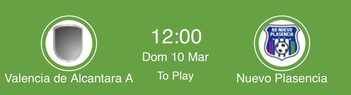 Mucha suerte a nuestros equipos hoy!