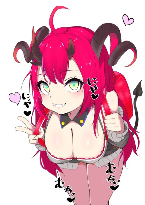 バーチャル小悪魔メスガキ魔王おじさん描きました。
 #ひなまつりおじさん  #マグロナート 