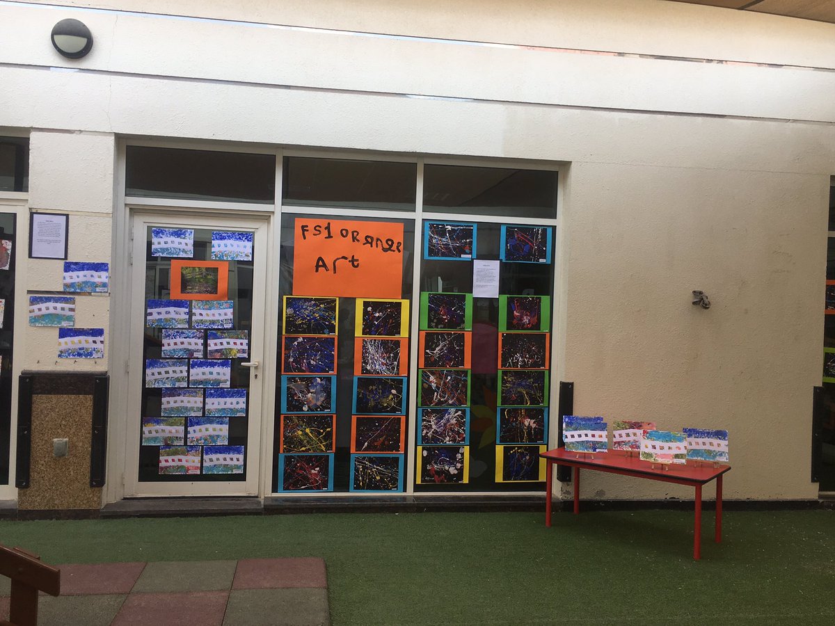 VHPS_FS1's tweet photo. Showcasing our wonderful art work in FS1 after our art day last week ☺️ #EYFS #artexhibit #VHPS https://t.co/bFIXBIWGTk