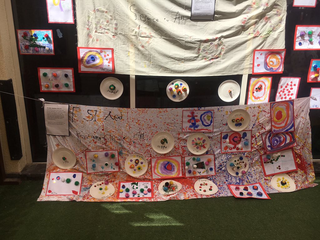 VHPS_FS1's tweet photo. Showcasing our wonderful art work in FS1 after our art day last week ☺️ #EYFS #artexhibit #VHPS https://t.co/L5isr6Jw2H
