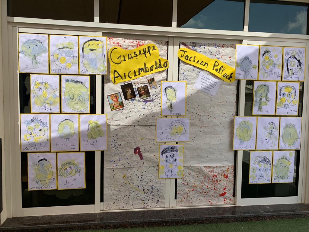 VHPS_FS1's tweet photo. Showcasing our wonderful art work in FS1 after our art day last week ☺️ #EYFS #artexhibit #VHPS https://t.co/L5isr6Jw2H
