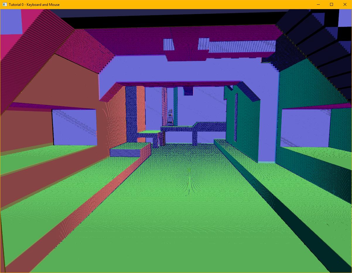 David Williams on X: This is a debug visualisation of Quake's E1M1 map,  voxelised to sub-cm resolution. It contains half a *trillion* voxels, and  with #Cubiquity 2 it fits on a floppy