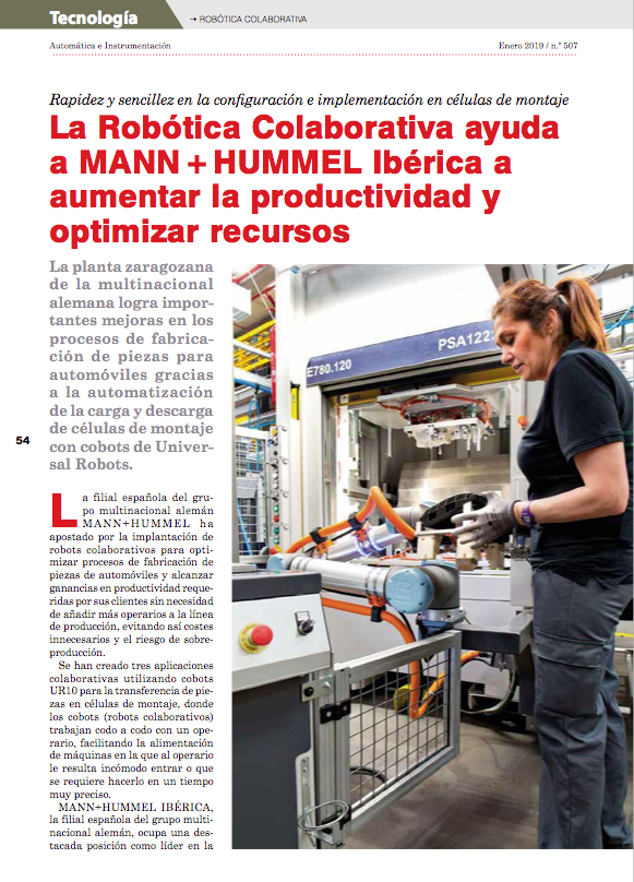 <a href="/automatica_/">Revista Automática e Instrumentación</a> se hace eco del proyecto en el que hemos trabajado junto a MANN+HUMMEL Ibérica en su planta en #Zaragoza para mejorar los procesos de fabricación de piezas para automóviles gracias a la #automatización.

fal.cn/iUbU