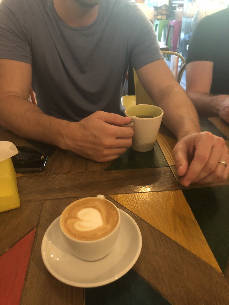 Coffee with  @jamesclear + John - speaking engagements, Twitter as a medium, storytelling, being curious nerds, making friends, the limitations and strengths of different mediums and formats, exploring footnotes and obscure PDFs, making decisions when there are infinite options