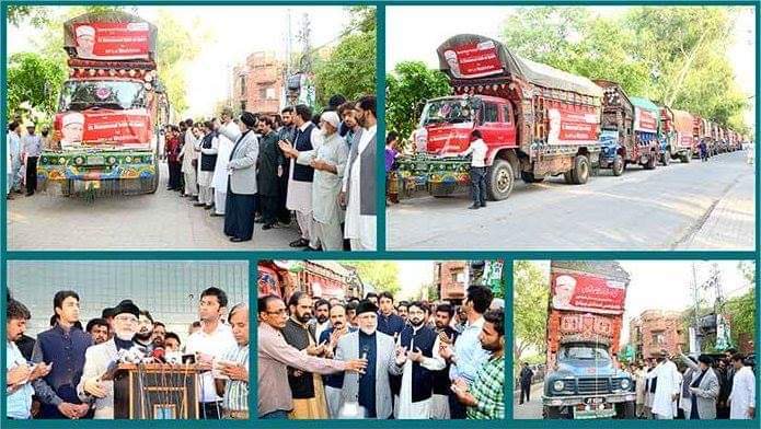 AliHashmi299's tweet photo. #DrQadriServingHumanity
 Minhaj Welfare Foundation dispatched 14 truckloads of 12000 packets of food for Internally Displaced Persons (IDPs) of North Waziristan.
😊😊😊 https://t.co/Gbx0fkrPn1