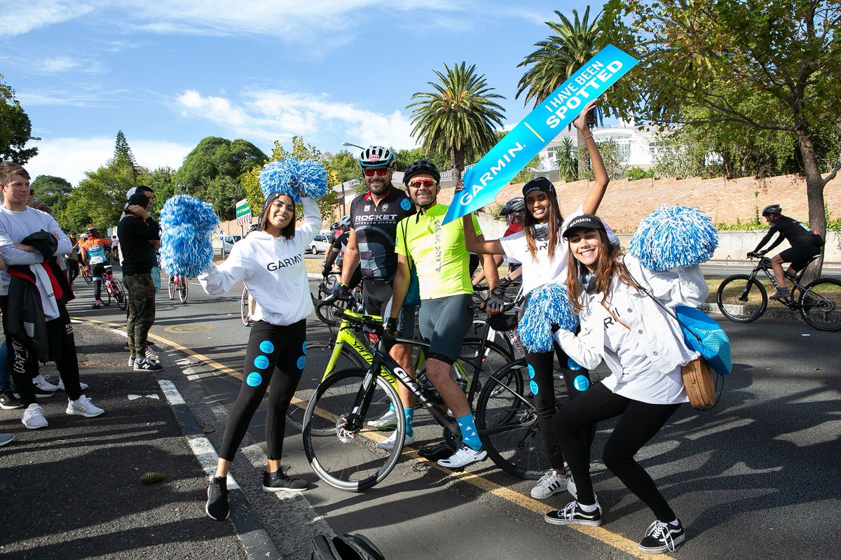 GarminSA's tweet photo. Thank you for your support! These riders were SPOTTED by Garmin #beatyesterday #CTCycleTour2019 #RideWithGarmin https://t.co/P1cWyAbiMe