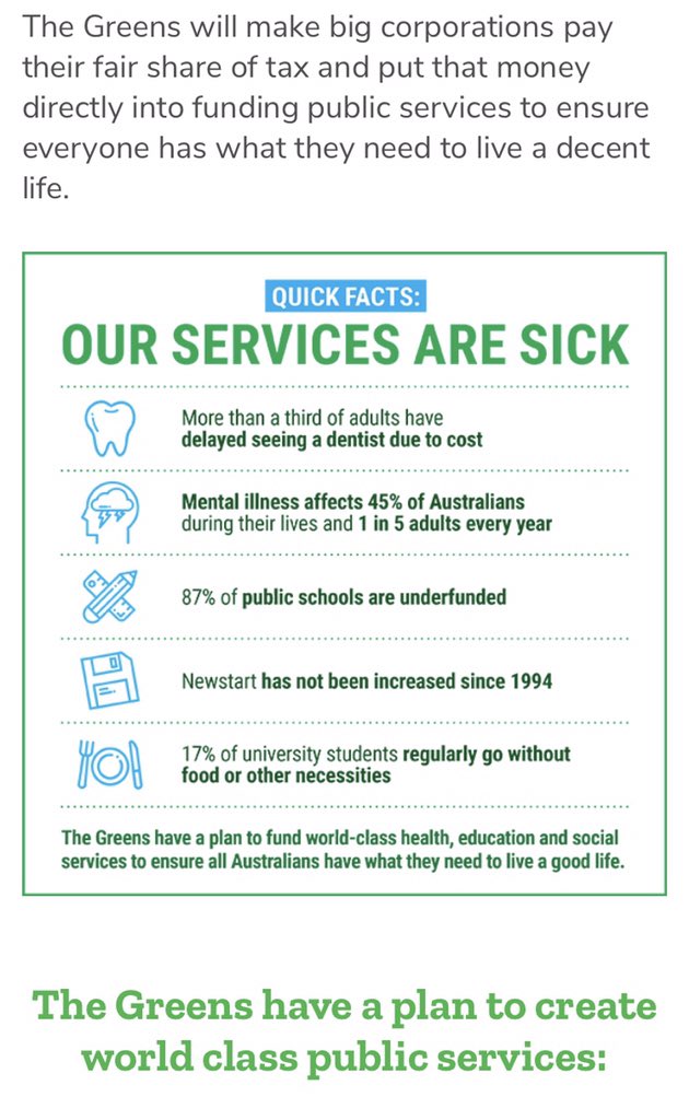 bennarama's tweet photo. @Morvran2 @JohnWren1950 @Greens @AustralianLabor Send the Major Parties a MAJOR MESSAGE to:
#ClosetheCamps
#StopAdani
Repeal the #aabill
Clean up #Auspol
#DisabilityRC
#HomesforAll
#FreeUniandTAFE
#DitchtheDebt
#FreeDental😁
etc
Use your preferences to
#VoteGreensFirst✅
#DitchDutton #DicksonVotes #DoitforDickson #AusVotes2019 https://t.co/8qhNuKTdSQ