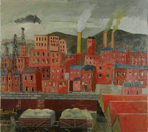 mike_loseby's tweet photo. "Brick Town" 2008...Painting by British artist #SimonQuadrat (Born 1946 #London)..

Simon Quadrat taught himself to paint while working as a young Criminal Barrister, in London..

#Urban https://t.co/DaPH8fcQDP