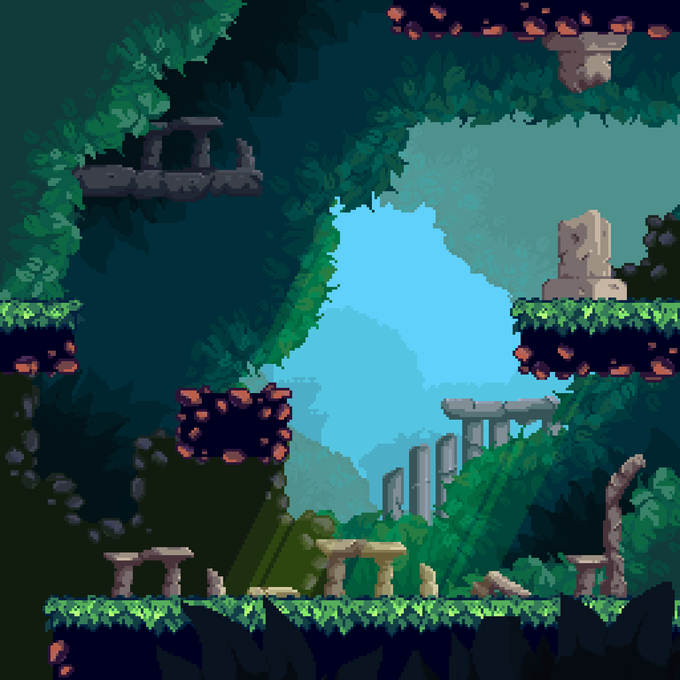 lazybensch on Twitter  Pixel art games, Pixel art design, Cool