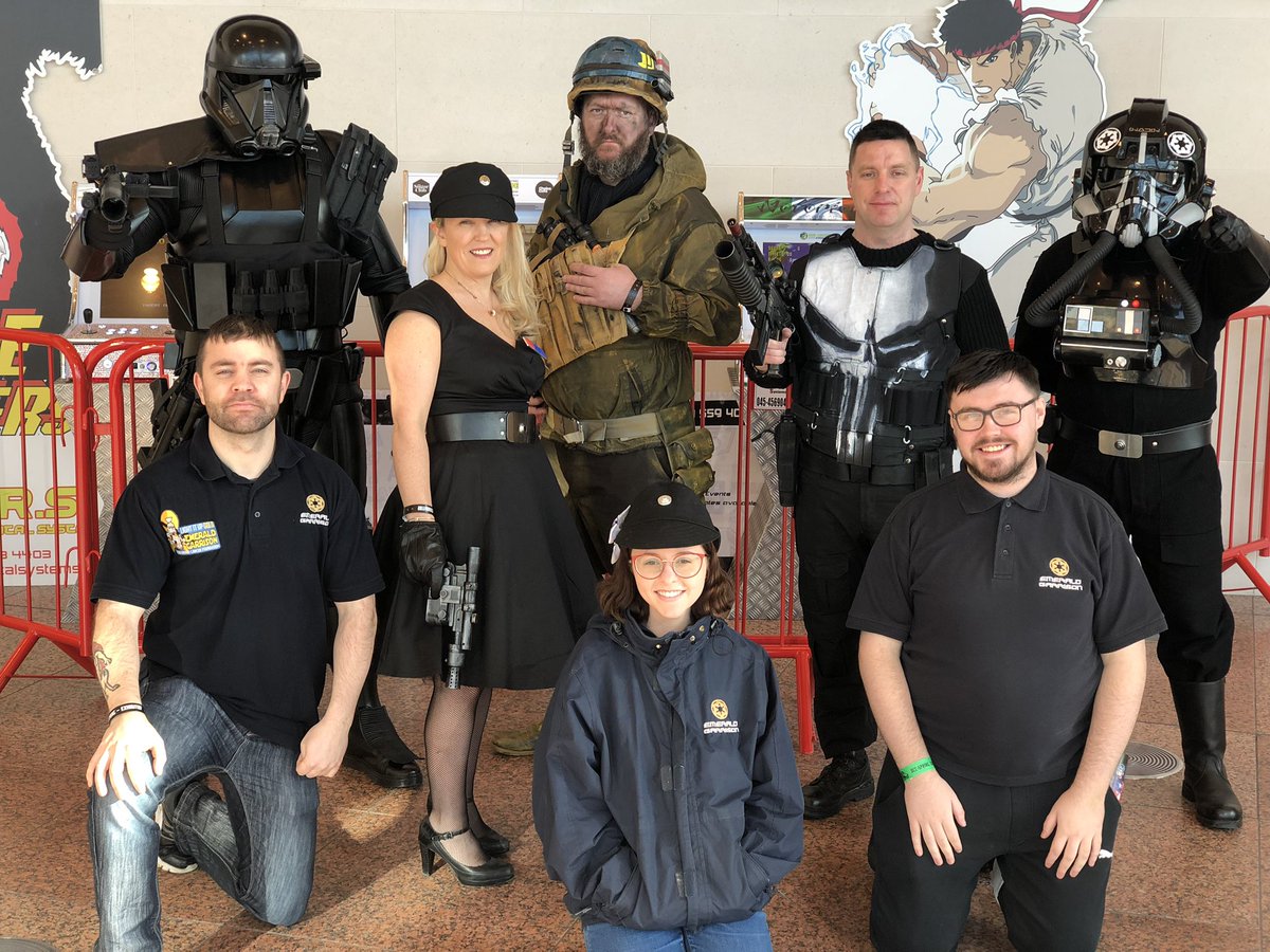 Emerald Garrison (@emeraldgarrison) on Twitter photo It’s day two of <a href="/DublinComicCon/">Dublin Comic Con</a> Spring Edition and we’re back for more fun! We’re located on the first floor facing the escalators, so come on by and say hi and jump in for some photos with our troopers. #DublinComicCon2019 It’s day two of <a href="/DublinComicCon/">Dublin Comic Con</a> Spring Edition and we’re back for more fun! We’re located on the first floor facing the escalators, so come on by and say hi and jump in for some photos with our troopers. #DublinComicCon2019