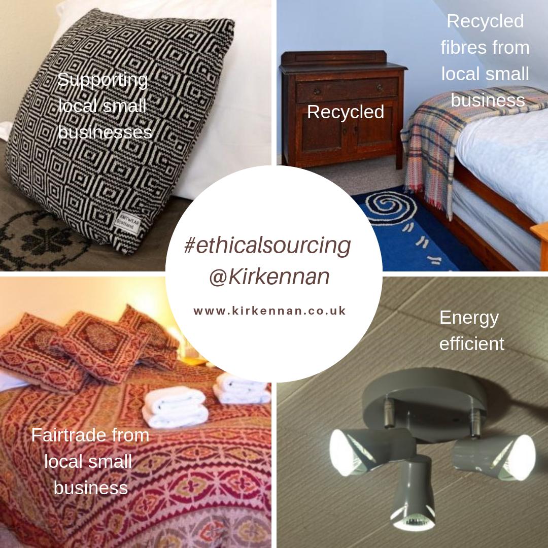 When supplying our #holidaycottages we consider #sustainbility and look to #reduce waste, to #buylocal and to purchase ethically including #fairtrade. You can find our #ethicalsourcing policy at kirkennan.co.uk/about/green-to… #GreenTourism