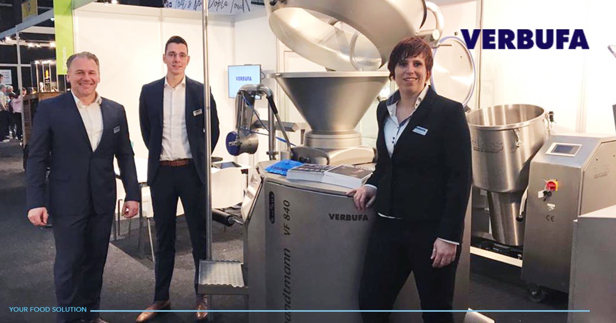 Verbufa's tweet photo. BAKKERSVAK 2019 is van start gegaan. Wij staan klaar en ontvangen u graag op stand F140.
#bakkersvak2019 #verbufa #handtmann https://t.co/WItt1H2gYq