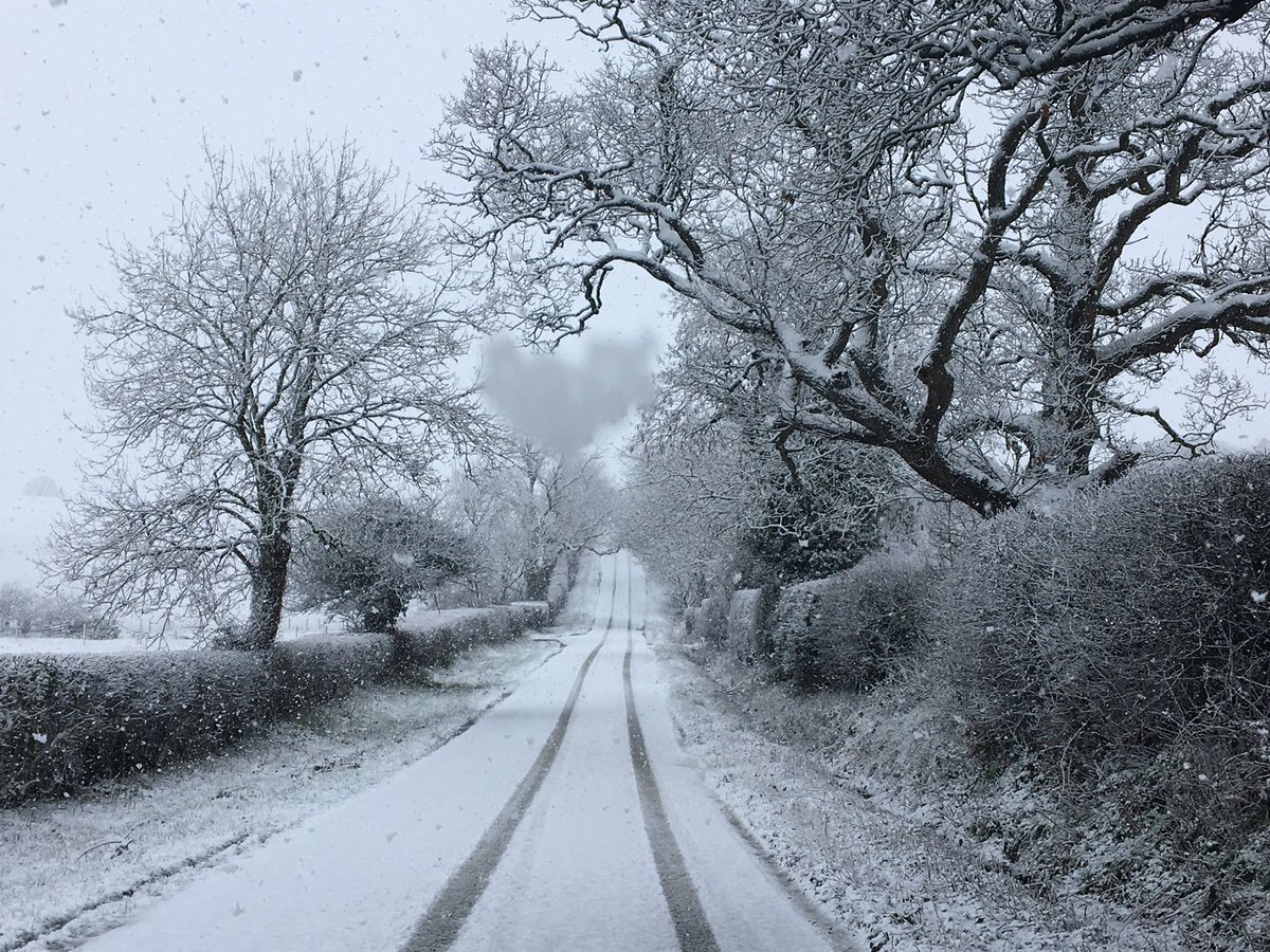 cmckate's tweet photo. Rolled straight out of bed and into the snow this morning! #cumbria #uksnow #needbreakfast https://t.co/wZWfh8yJn7