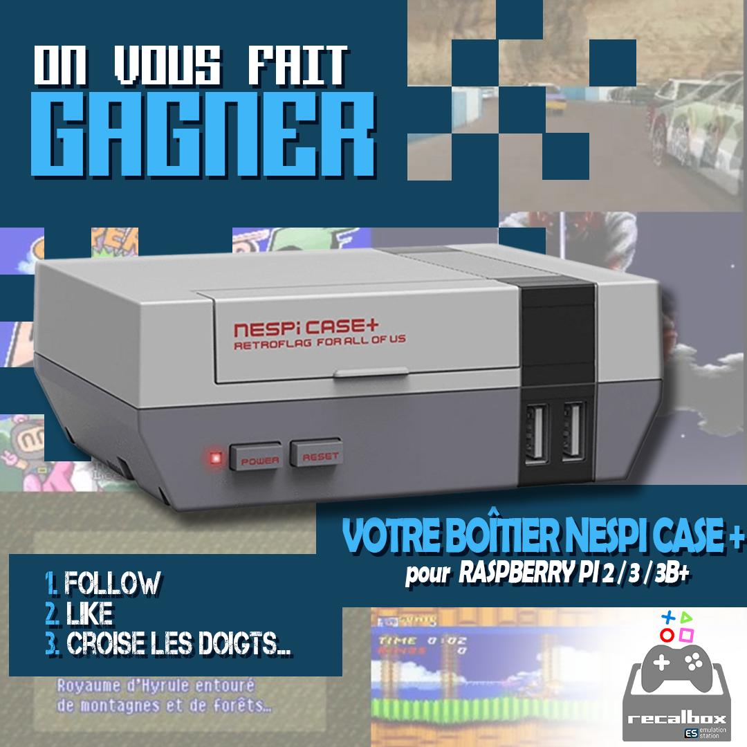recalbox's tweet photo. 🎁 CADEAU - RECALBOX 🎁
Vous l'adorez, on vous le (re)fait gagner : le superbe boitier #NesPiCase+ de @RetroFlagcase !
POUR JOUER :
1- Follow/like @recalbox
2- Like la photo
3- 🤞
BON CHANCE ! 😀🍀
(⚠ 🇫🇷 only) https://t.co/29ASA0IIMm