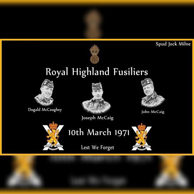 BLFB1977's tweet photo. "Three boys came to Belfast, their country to serve...They suffered a fate that no man should deserve" #3ScottishSoldiers https://t.co/dtA3Pd6Anu