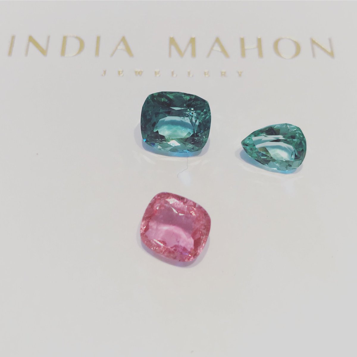Lots of lovely summery stones ready to set 🌈❤️💚💙💜💓🧡 #bespokejewellery #jewellerydesigner #cotswolds #harrogate #tourmaline