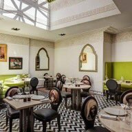 The décor at #restaurant Le Trou au Mur in #Marrakech is a unique blend of local craftsmanship with the best of modern European style.