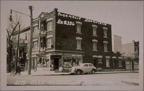 oldviewapp's tweet photo. Desautels Pharmacy, Rosemont Boulevard in Montreal 💊 @CelebrateCanada https://t.co/42QxT7bBJn