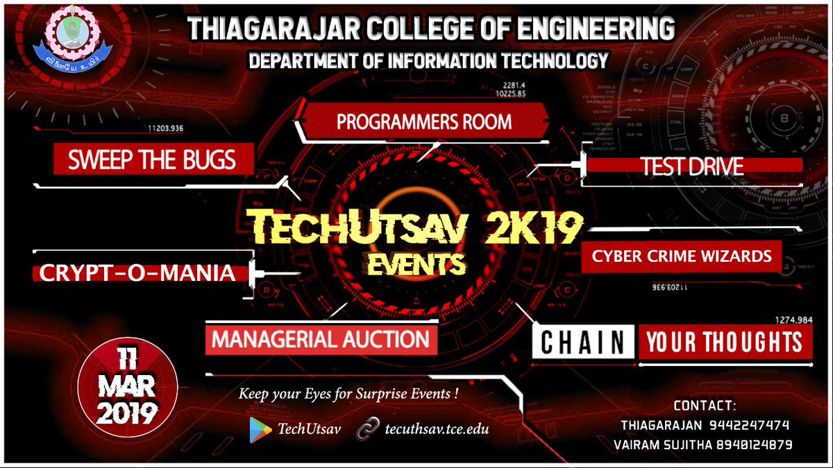 TechUtsav_IT's tweet photo. #TechUtsav #Events #IT_Dept https://t.co/gcKESllJkk