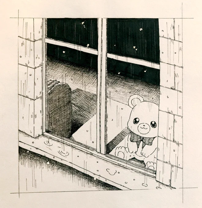 いつ描いたかわかんないモフルン出てきた?☔️ 