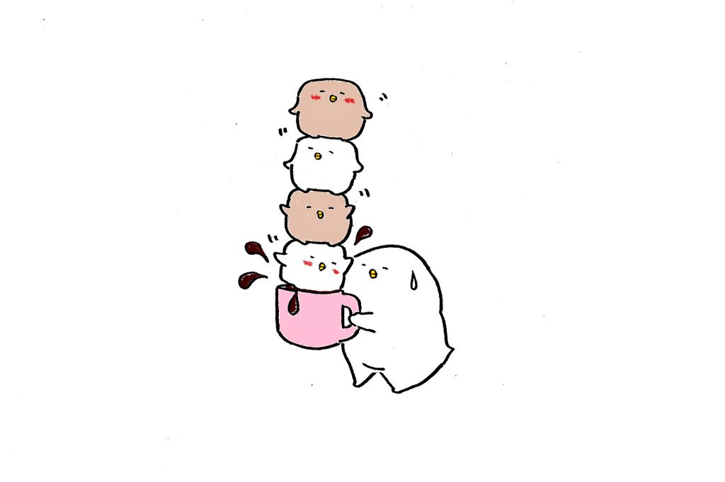 うぱ Al Twitter 角砂糖っぽい鳥たち イラスト好きな人と繋がりたい 砂糖の日 なにかのとり T Co Exm597dfud Twitter