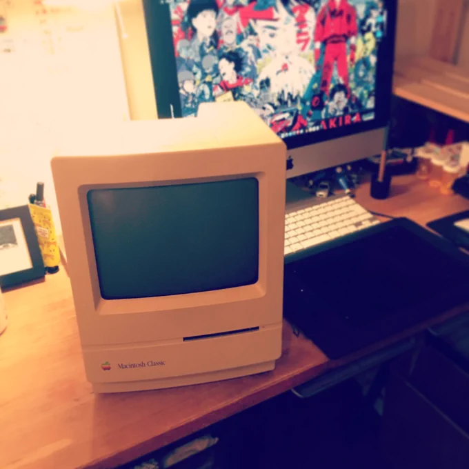 iPad買うつもりだったがMacintosh Classic買ってしまった… 