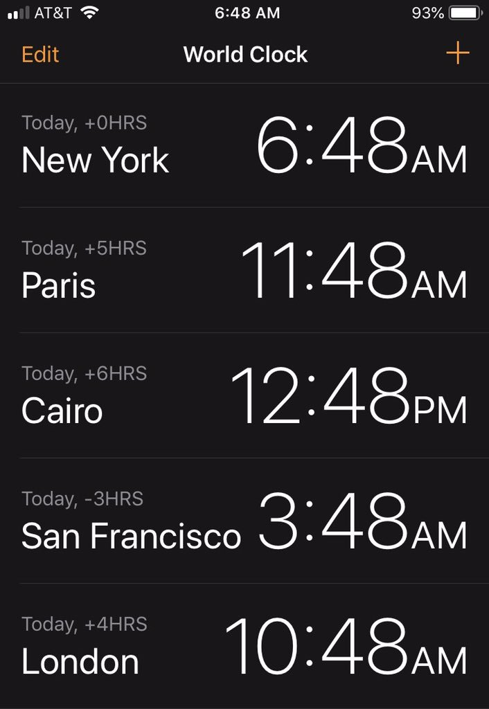joelsm's tweet image. Keeping Time: Marveling that the United States is an hour “closer” to London, Paris and other European Union countries for the rest of the month. followtheidiot.com/keeping-time
#TimeChange #DaylightSavingsTime #KeepingTime #LosingTime #EUTime #DST #Clocks #ClockingTime #TimeHasComeToday