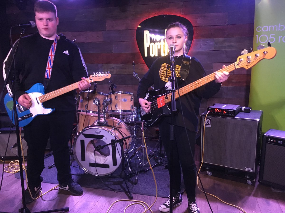 hlcoatesmusic's tweet photo. We won the loudest audience cheer category at our Cambridge Band Competition heat yesterday.  We were so happy that such a big crowd came to support us and loved the show! 🎸🎵🎶💙 https://t.co/lVHivmwRM5