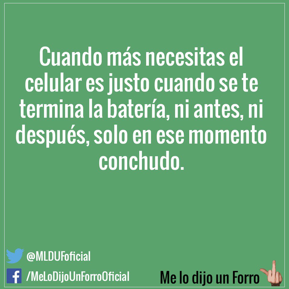 Me lo dijo un Forro (@mldufoficial) on Twitter photo 