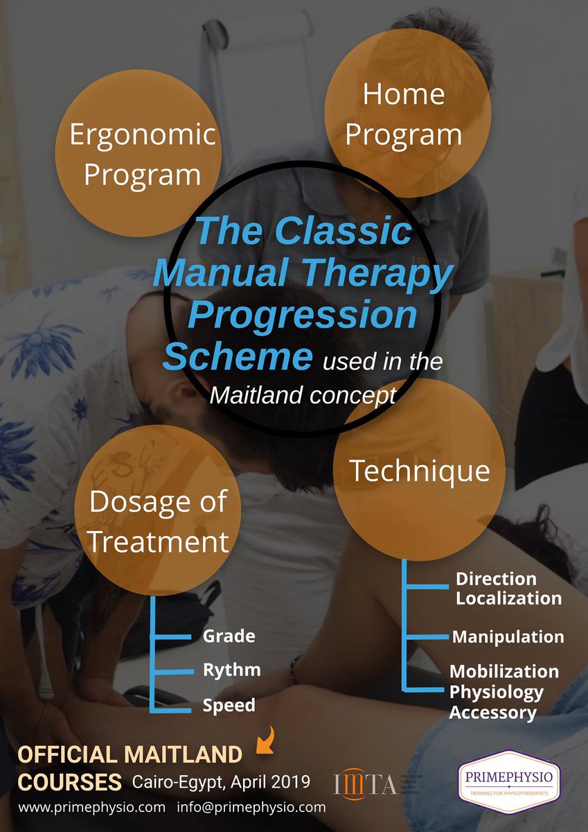 PRIMEPHYSIOUK's tweet photo. What is your Management Plan for a follow up session with your patient❓❓
Interested to learn more, there are few seats left for the Upcoming Maitland level 1 Courses in the Middle East, Cairo- Egypt, 2019
#PrimephysioUK #Maitland_OfficialCourses #PhysicalTherapy #April2019 https://t.co/clzd533xhP