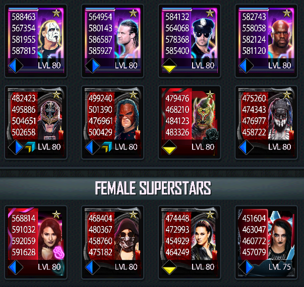 itstygrysek's tweet photo. spent 800 credits just to get either 3 Plat++ packs that won't give me any good card, or get the worst possible Reigns card.
And people said "with unbalanced deck u can still get far"... bullshit.
#WWESuperCard #RemoveLMS https://t.co/vshKA96xWF
