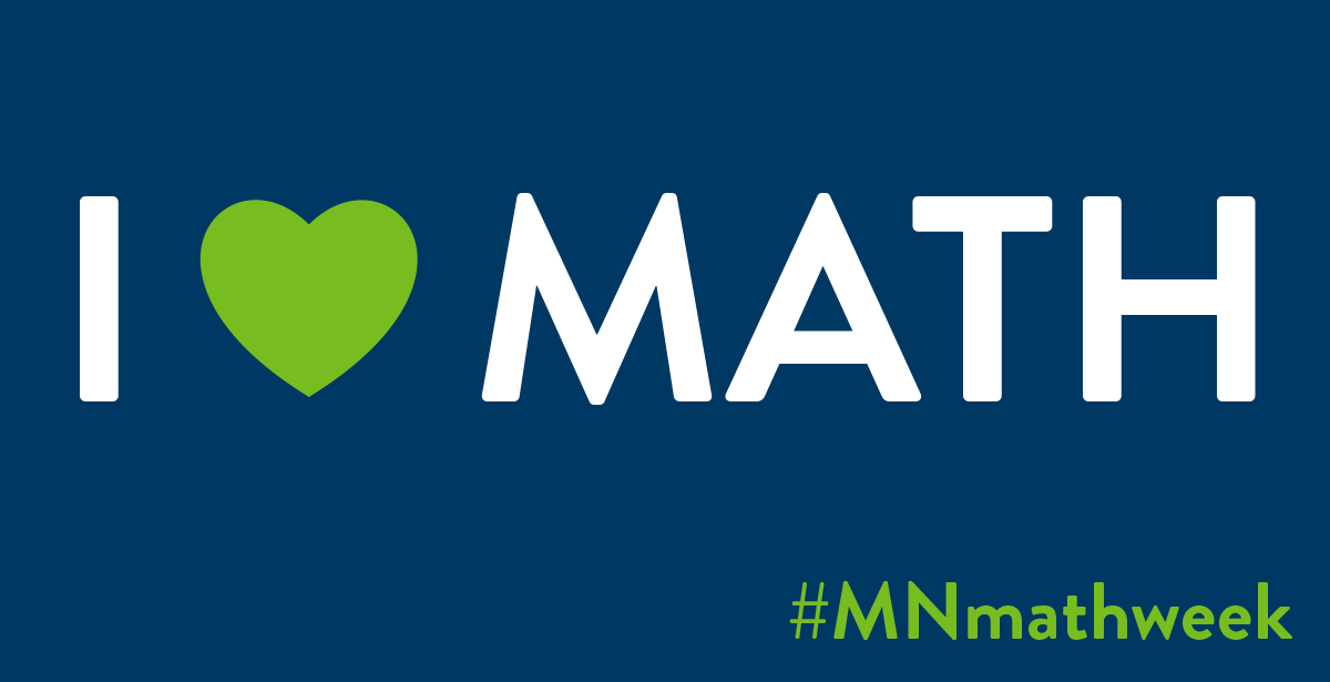 MnDeptEd's tweet image. Did you know @GovTimWalz has proclaimed March 11-15 Math Week in Minnesota? We have lots of fun activities planned all week long. Join in the fun - use the #MNmathweek hashtag to let us know how you're celebrating, or just to share your love for math!