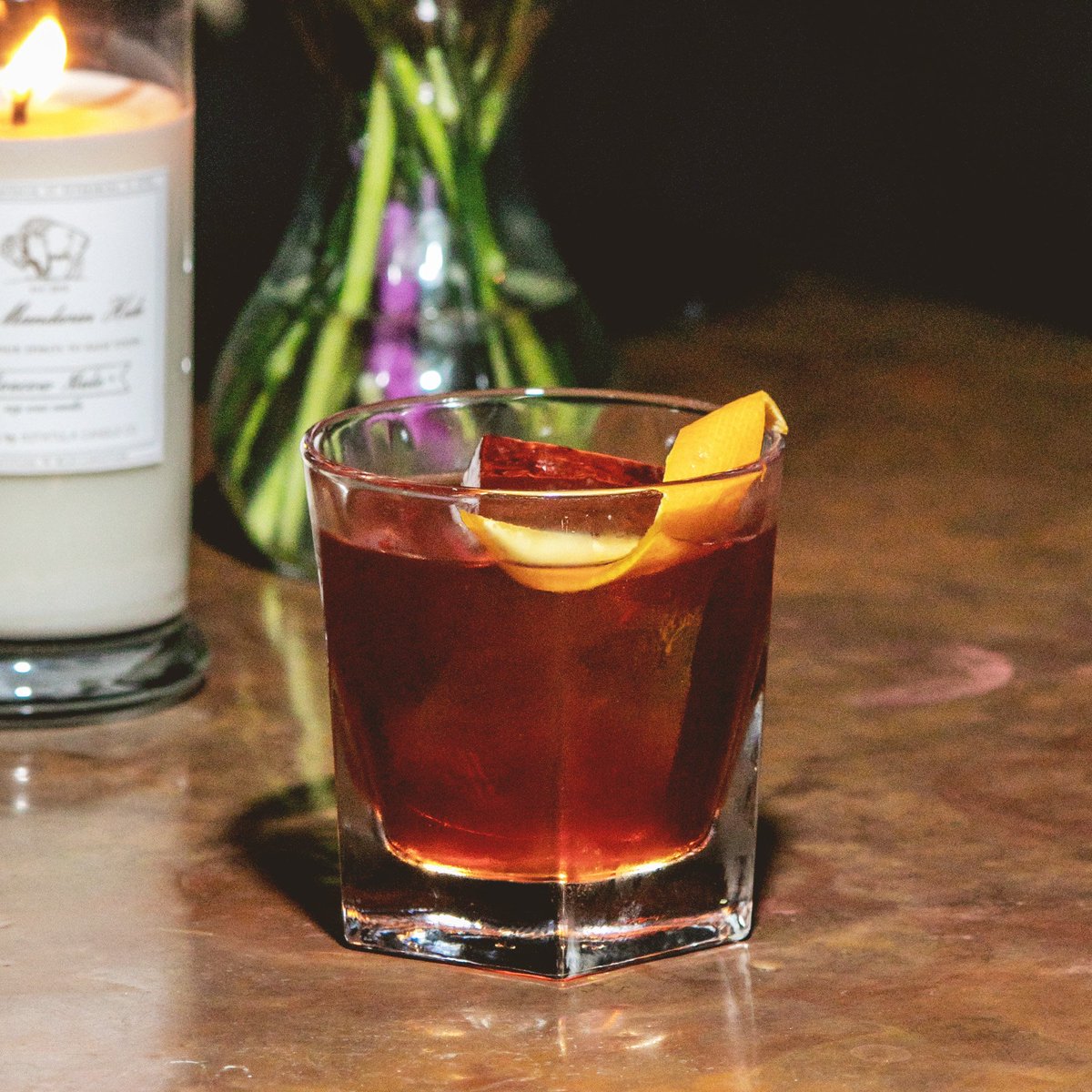 Cheers to the classics! 🥃
-
👋 Say hello to 'Hacienda': Amador Double Barrel Bourbon, Aperol, and Antica Vermouth Yellow Chartreuse.