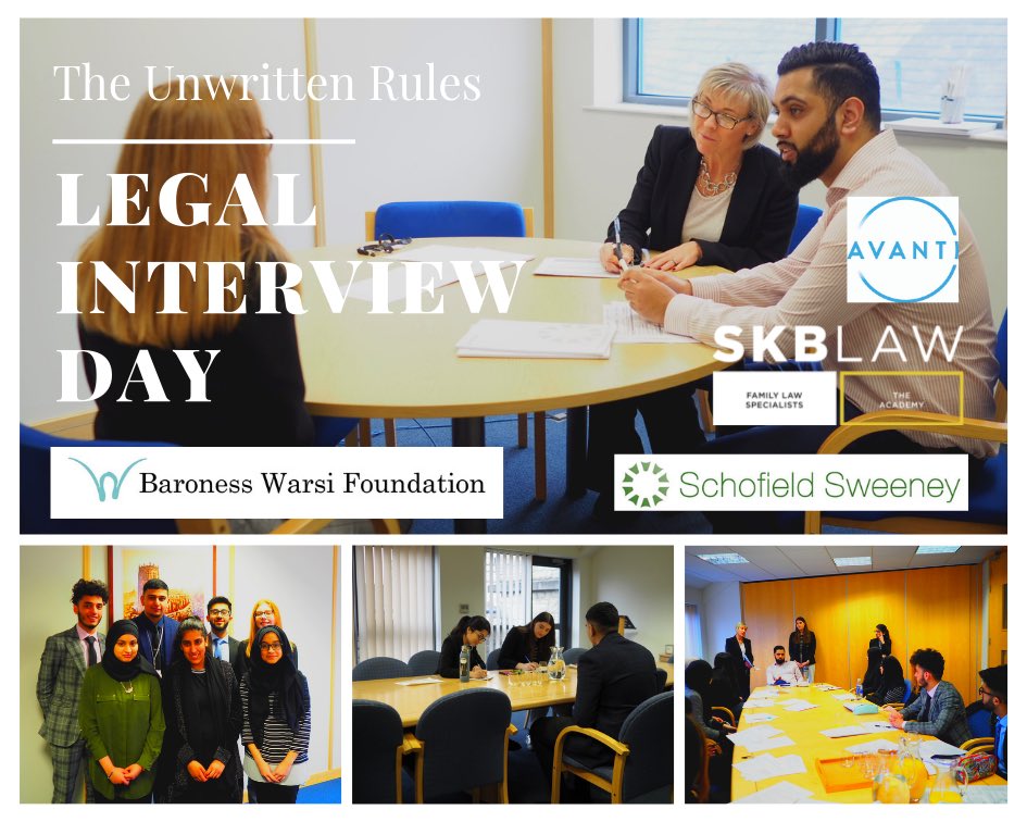 “It made me want to do law even more...” - <a href="/dixonsaa/">Dixons Allerton Academy</a> scholar👩🏽‍🎓    

Last week, the SKB Law Academy delivered #UnwrittenRules - a legal employability workshop for <a href="/WarsiFdn/">BW Foundation</a> with <a href="/schoeys/">Schofield Sweeney</a> @MandipKSahota. Supporting local talent #aspiringlawyers #Bradford #LiberatePotential
